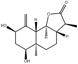 (3S,3aβ,9aβ,9bα)-3a,4,5,5a,6,7,8,9,9a,9b-Decahydro-6β,8β-dihydroxy-3β,5aα-dimethyl-9-methylenenaphtho[1,2-b]furan-2(3H)-one