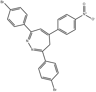 3,7-Bis(p-bromophenyl)-5-(p-nitrophenyl)-4H-1,2-diazepine