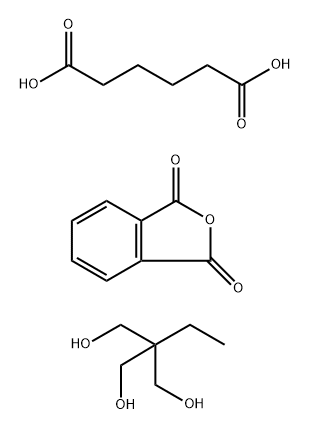 己二酸与2-乙基-2-羟甲基-1,3-丙二醇和邻苯二甲酸酐的聚合物