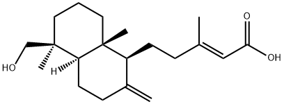 (E)-5-[(1S,4aα)-Decahydro-5β-hydroxymethyl-5,8a-dimethyl-2-methylenenaphthalen-1β-yl]-3-methyl-2-pentenoic acid