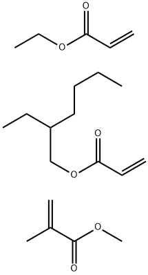 2-Propenoic acid, 2-methyl-, methyl ester, polymer with 2-ethylhexyl 2-propenoate and ethyl 2-propenoate