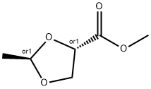 1,3-Dioxolane-4-carboxylicacid,2-methyl-,methylester,trans-()-(8CI)