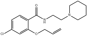 2-(Allyloxy)-4-chloro-N-(2-piperidinoethyl)benzamide