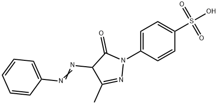 p-[4,5-dihydro-3-methyl-5-oxo-4-(phenylazo)-1H-pyrazol-1-yl]benzenesulphonic acid