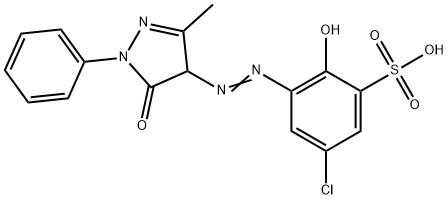 5-chloro-3-[(4,5-dihydro-3-methyl-5-oxo-1-phenyl-1H-pyrazol-4-yl)azo]-2-hydroxybenzenesulphonic acid