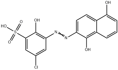 5-chloro-3-[(1,5-dihydroxy-2-naphthyl)azo]-2-hydroxybenzenesulphonic acid