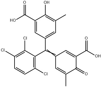 5-[(2,3,6-Trichlorophenyl)(3-carboxy-4-oxo-5-methyl-2,5-cyclohexadien-1-ylidene)methyl]-2-hydroxy-3-methylbenzoic acid