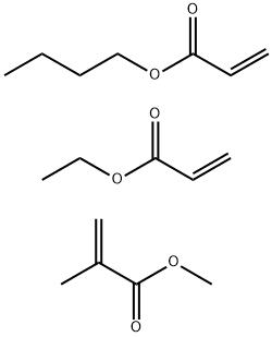 2-甲基-2-丙烯酸甲酯与2-丙烯酸丁酯和2-丙烯酸乙酯的聚合物