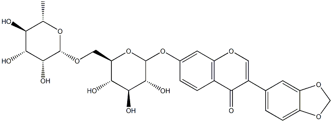 7-Hydroxy-3',4'-methylenedioxyisoflavone O-rutinoside