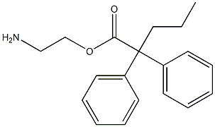 α-Phenyl-α-propylbenzeneacetic acid 2-aminoethyl ester