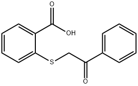 2-[(2-氧代-2-苯基-乙基)硫代]苯甲酸