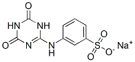 sodium 3-[(1,4,5,6-tetrahydro-4,6-dioxo-1,3,5-triazin-2-yl)amino]benzenesulphonate