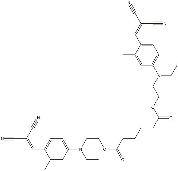 bis[2-[[4-(2,2-dicyanovinyl)-3-methylphenyl]ethylamino]ethyl] adipate