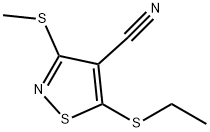 5-(Ethylthio)-3-(methylthio)-4-isothiazolecarbonitrile