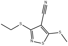 3-(Ethylthio)-5-(methylthio)-4-isothiazolecarbonitrile