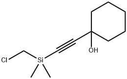 1-[[(Chloromethyl)dimethylsilyl]ethynyl]-1-cyclohexanol