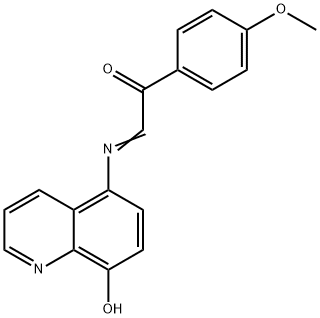 α-[(8-Hydroxy-5-quinolyl)imino]-4'-methoxyacetophenone