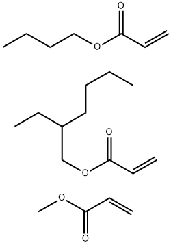 2-Propenoic acid, butyl ester, polymer with 2-ethylhexyl 2-propenoate and methyl 2-propenoate