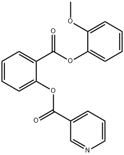 2-[(2-methoxyphenoxy)carbonyl]phenyl nicotinate