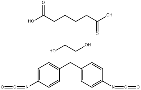 己二酸与乙二醇和1,1'-亚甲基双(4-异氰酸基苯)的聚合物