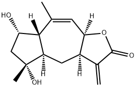 (3aR)-3aα,4,4aα,5,6,7,7aβ,9aα-Octahydro-5α,7α-dihydroxy-5,8-dimethyl-3-methyleneazuleno[6,5-b]furan-2(3H)-one