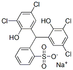 sodium o-[bis(3,5-dichloro-2-hydroxyphenyl)methyl]benzenesulphonate