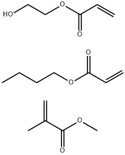 2-Propenoic acid, 2-methyl-, methyl ester, polymer with butyl 2-propenoate and 2-hydroxyethyl 2-propenoate