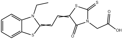 [5-[2-(3-乙基-3H-苯并噻唑-2-亚基)乙亚基]-4-氧代-2-硫酮噻唑烷-3-基]乙酸