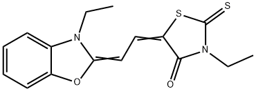 3-ethyl-5-[(3-ethyl-(3H)-benzoxazol-2-ylidene)ethylidene]-2-thioxothiazolidin-4-one