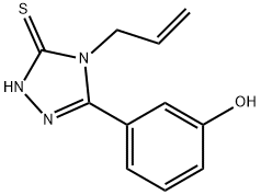3H-1,2,4-Triazole-3-thione,2,4-dihydro-5-(3-hydroxyphenyl)-4-(2-propen-1-yl)-