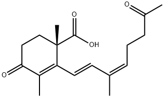 (S)-1,3-Dimethyl-2-[(1E,3Z)-3-methyl-7-oxo-1,3-octadienyl]-4-oxo-2-cyclohexene-1-carboxylic acid