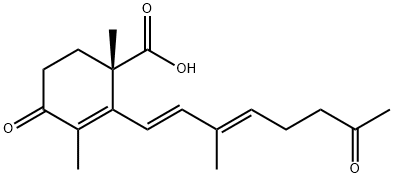 (S)-1,3-Dimethyl-2-[(1E,3E)-3-methyl-7-oxo-1,3-octadienyl]-4-oxo-2-cyclohexene-1-carboxylic acid