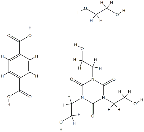 1,4-Benzenedicarboxylic acid, polymer with 1,2-ethanediol and 1,3,5-tris(2-hydroxyethyl) -1,3,5-triazine-2,4,6(1H,3H,5H)-trione