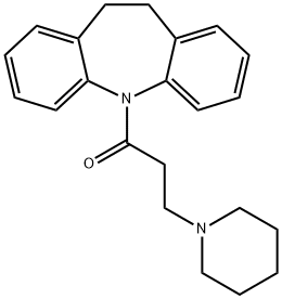 10,11-Dihydro-5-(3-piperidinopropionyl)-5H-dibenz[b,f]azepine