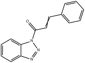 1-(3-苯基-2-丙烯酰)-1H-1,2,3-苯并三唑