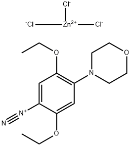 2,5-diethoxy-4-(morpholin-4-yl)benzenediazonium trichlorozincate