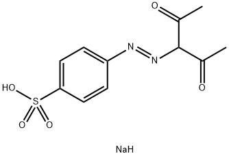 4-[(1-Acetyl-2-oxopropyl)azo]benzenesulfonic acid sodium salt