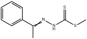 1-methylsulfanyl-N-(1-phenylethylideneamino)methanethioamide