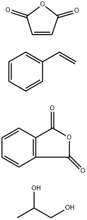 1,3-Isobenzofurandione, polymer with ethenylbenzene, 2,5-furandione and 1,2-propanediol