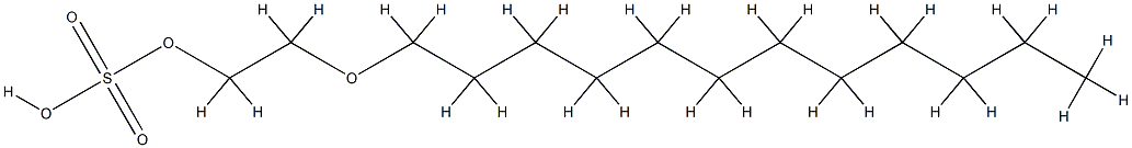 Lauryl polyoxyethylene sulfate