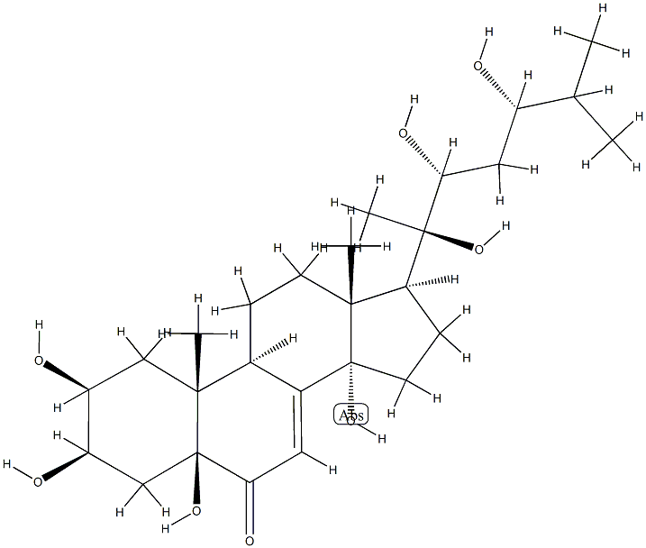 (22R,24S)-2β,3β,5,14,20,22,24-Heptahydroxy-5β-cholest-7-en-6-one