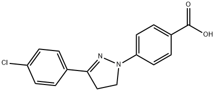 4-[3-(4-chlorophenyl)-4,5-dihydro-1H-pyrazol-1-yl]benzoic acid