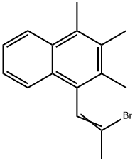 1-(2-Bromo-1-propenyl)-2,3,4-trimethylnaphthalene