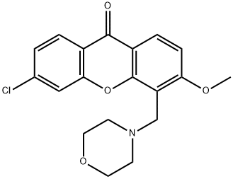 6-Chloro-3-methoxy-4-(morpholinomethyl)-9H-xanthen-9-one