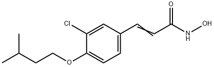 3-(3-Chloro-4-isopentyloxyphenyl)-2-propenehydroxamic acid