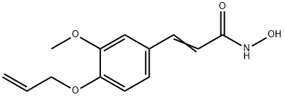 3-(4-Allyloxy-3-methoxyphenyl)-2-propenehydroxamic acid