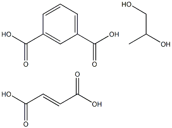 间苯二甲酸与反-2-丁烯二酸和1,2-丙二醇的聚合物