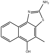 Naphtho[1,2-d]thiazol-5-ol,  2-amino-4-methyl-