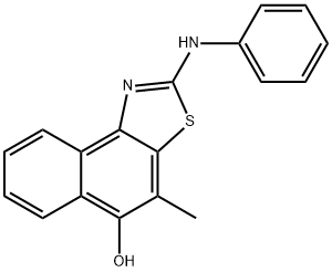 Naphtho[1,2-d]thiazol-5-ol,  4-methyl-2-(phenylamino)-
