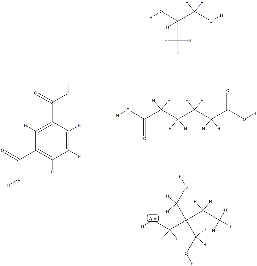 1,3-苯二羧酸与2-乙基-2-(羟甲基)-1,3-丙二醇、己二酸和1,2-丙二醇的聚合物